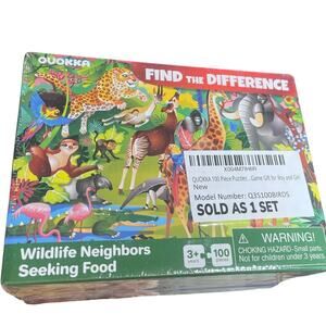Set of 3 Find the Difference Kids Jigsaw Puzzles New  100 pc Age 3+